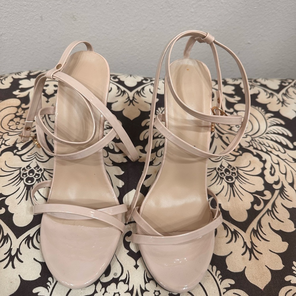 2 for $20! SHEIN Nude Strappy Heels